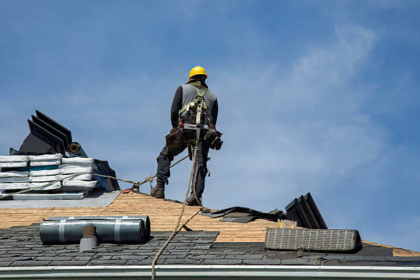 Professional Roof Replacement technician working in Panama, OK